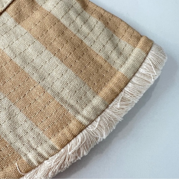 Sprigs Adjustable Wide Brim Striped Bucket Hat - Picture 5 of 9